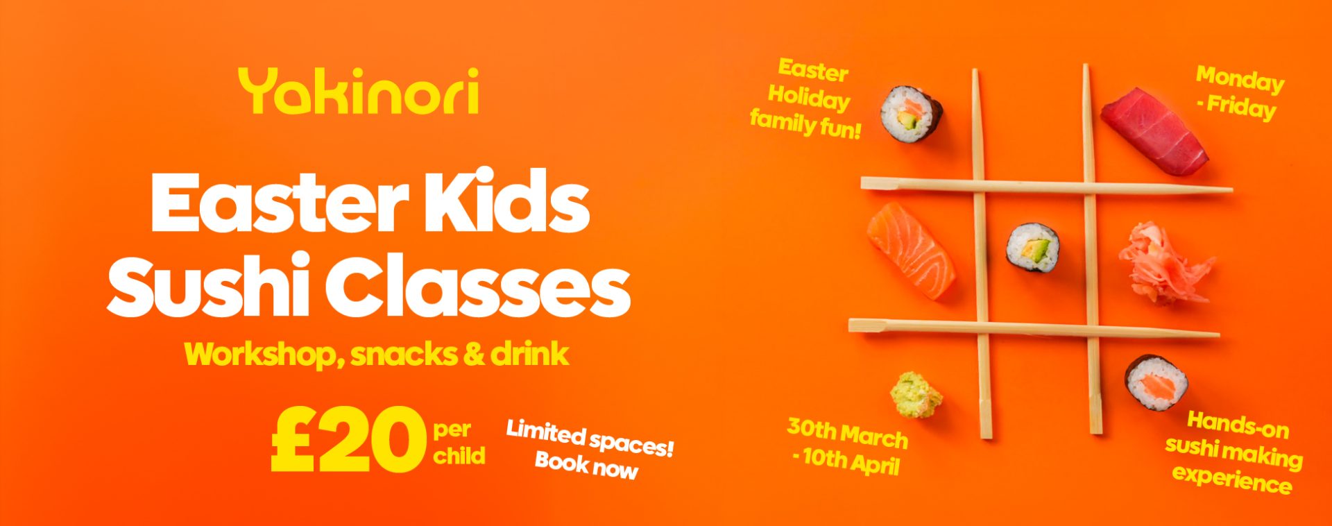 Easter Kids Sushi Classes